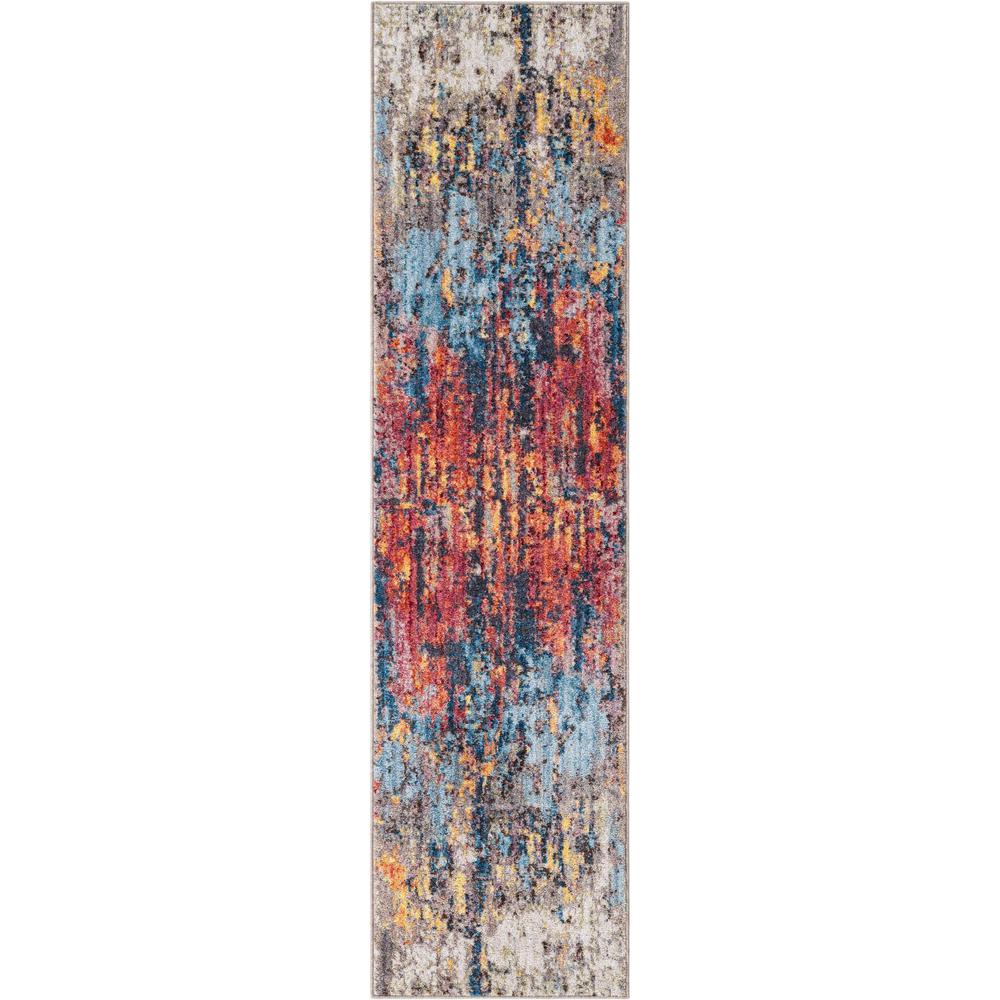 Downtown Chelsea Area Rug 2' 0" x 8' 0", Runner Multi. Picture 1