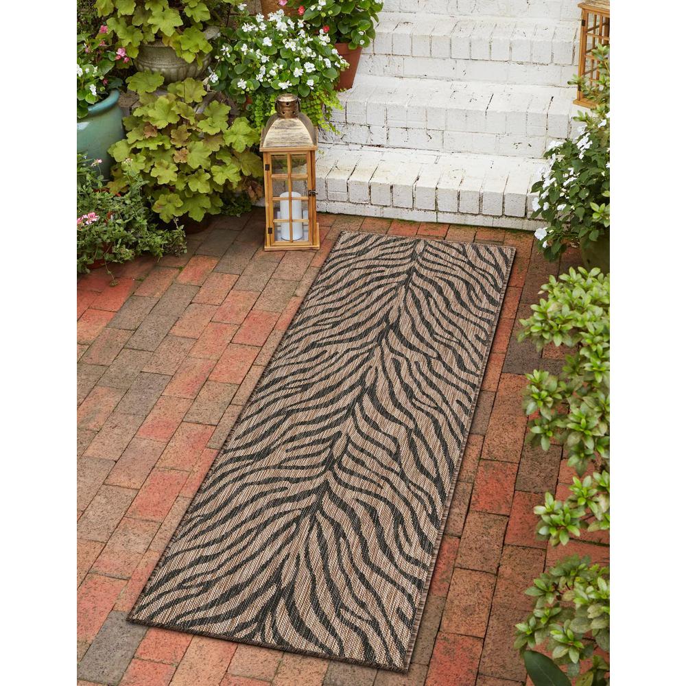 Outdoor Safari Collection, Area Rug, Natural, 2' 0" x 6' 0", Runner. Picture 2