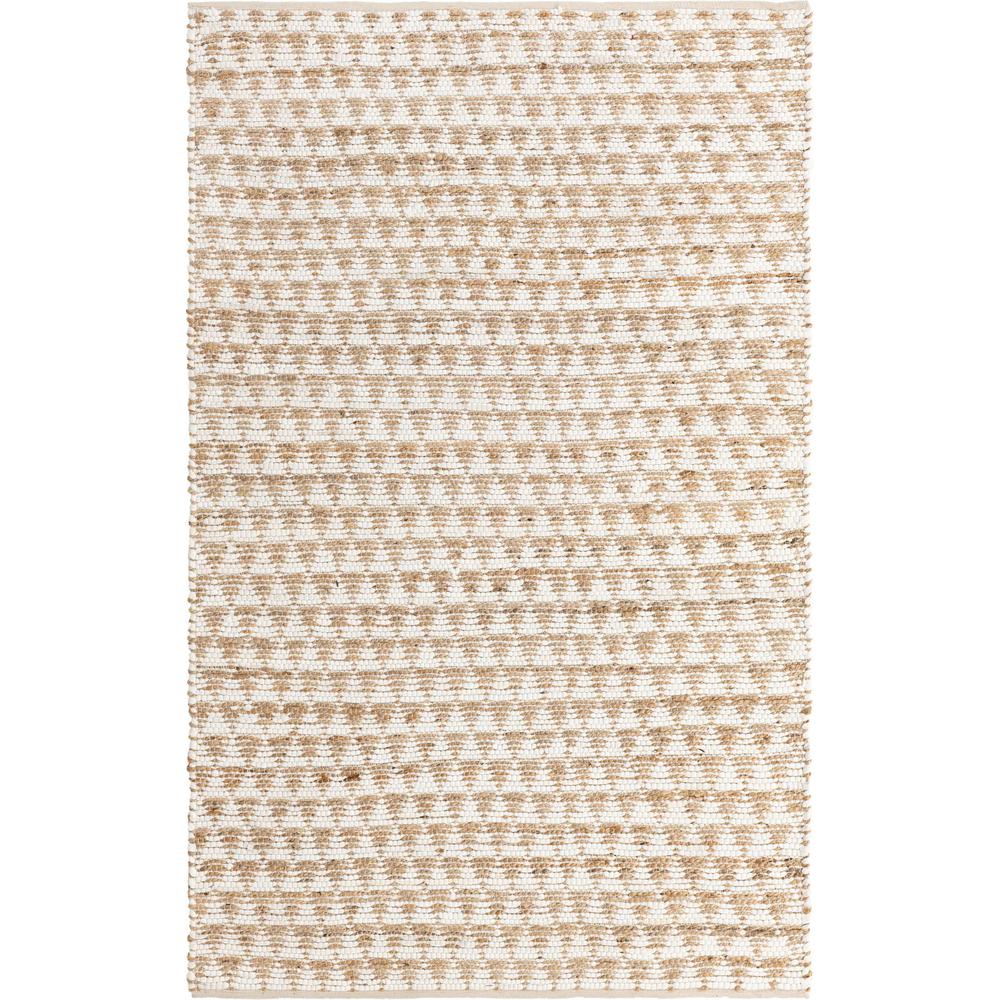 Unique Loom Rectangular 5x8 Rug in White (3153270). Picture 1