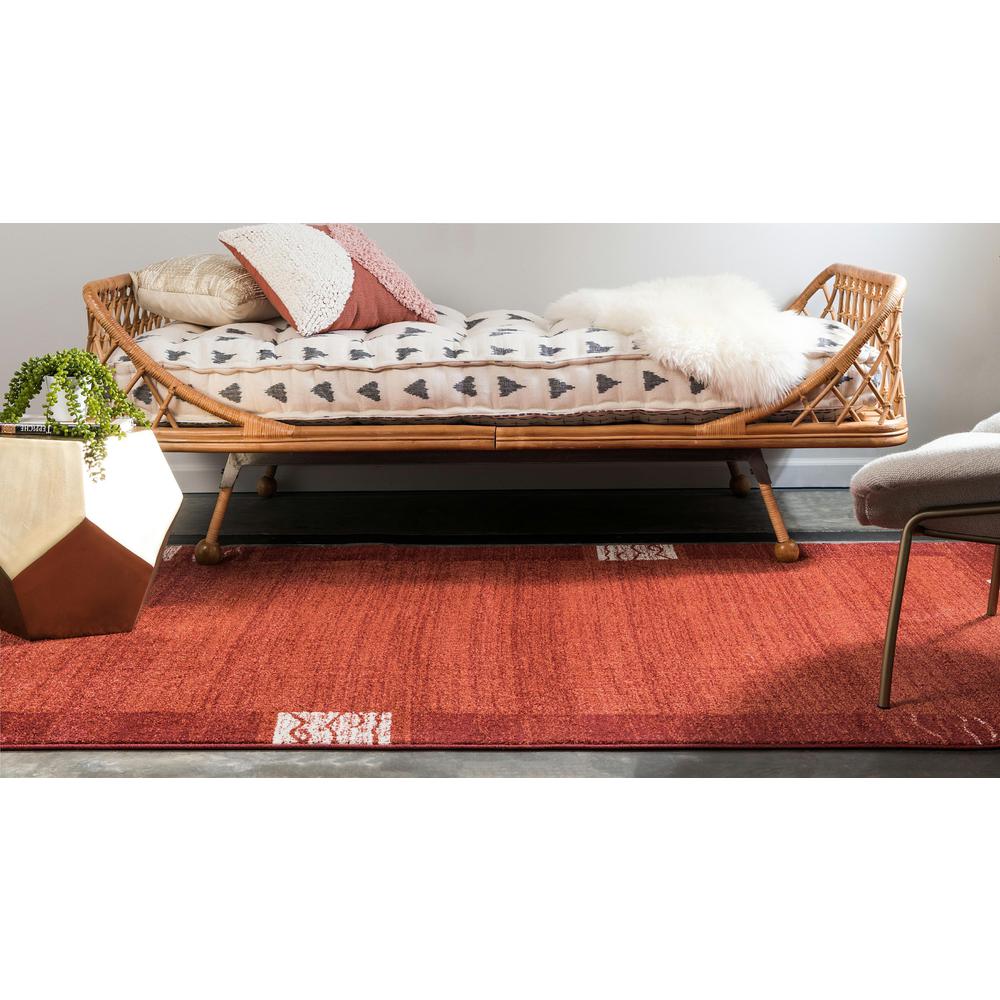 Sarah Del Mar Rug, Rust Red (3' 3 x 5' 3). Picture 4