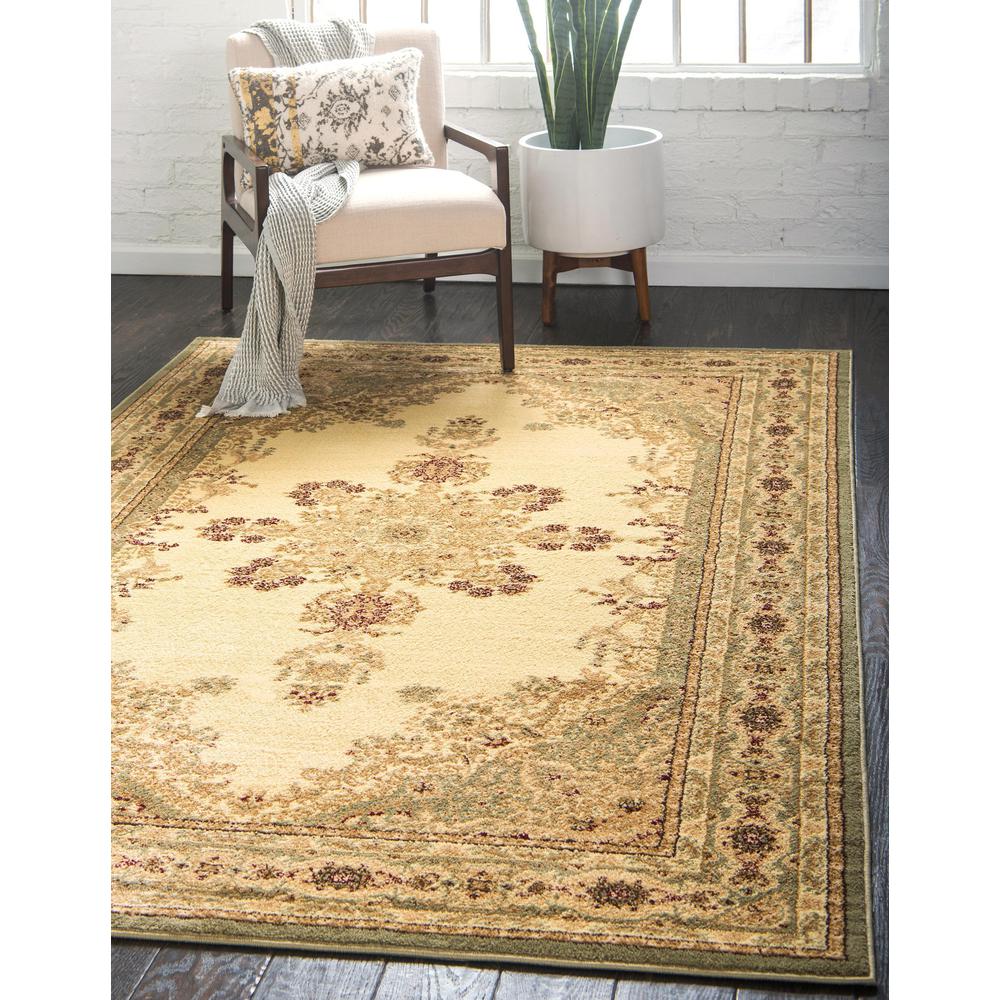 Louis Versailles Rug, Green (10' 6 x 16' 5). Picture 2
