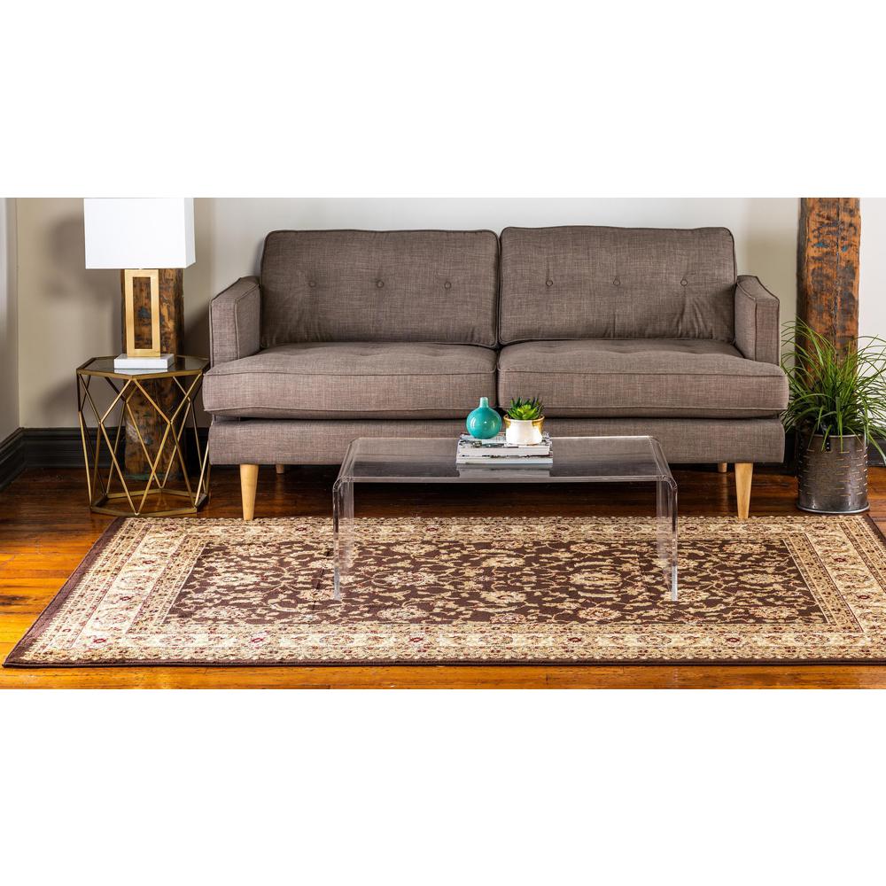 St. Louis Voyage Rug, Brown (7' 0 x 10' 0). Picture 4