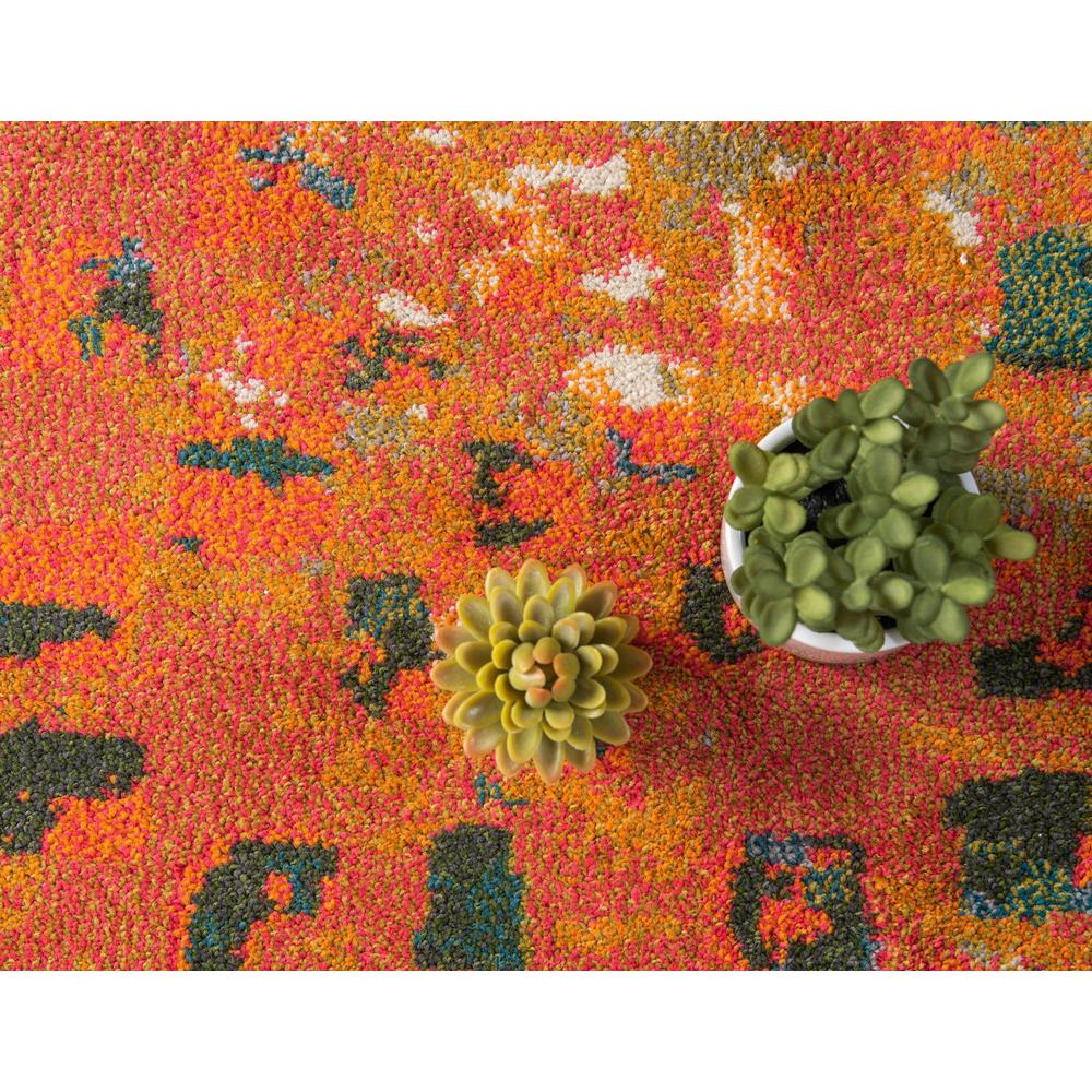 Ivy Jardin Rug, Orange (5' 0 x 8' 0). Picture 6