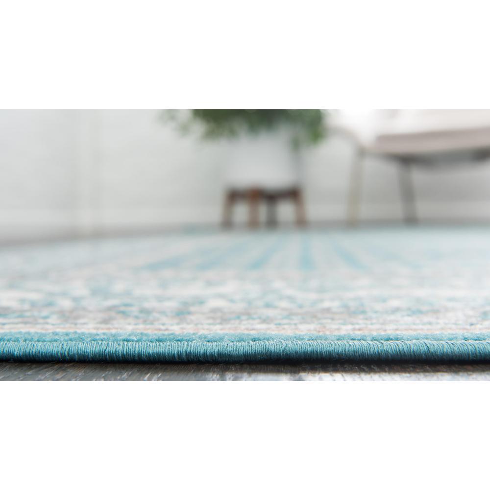 Allover Williamsburg Rug, Teal (6' 0 x 9' 0). Picture 5