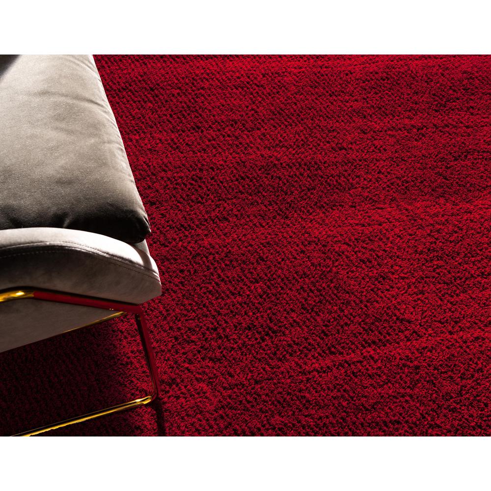 Studio Solid Shag Rug, Red (4' 0 x 6' 0). Picture 6