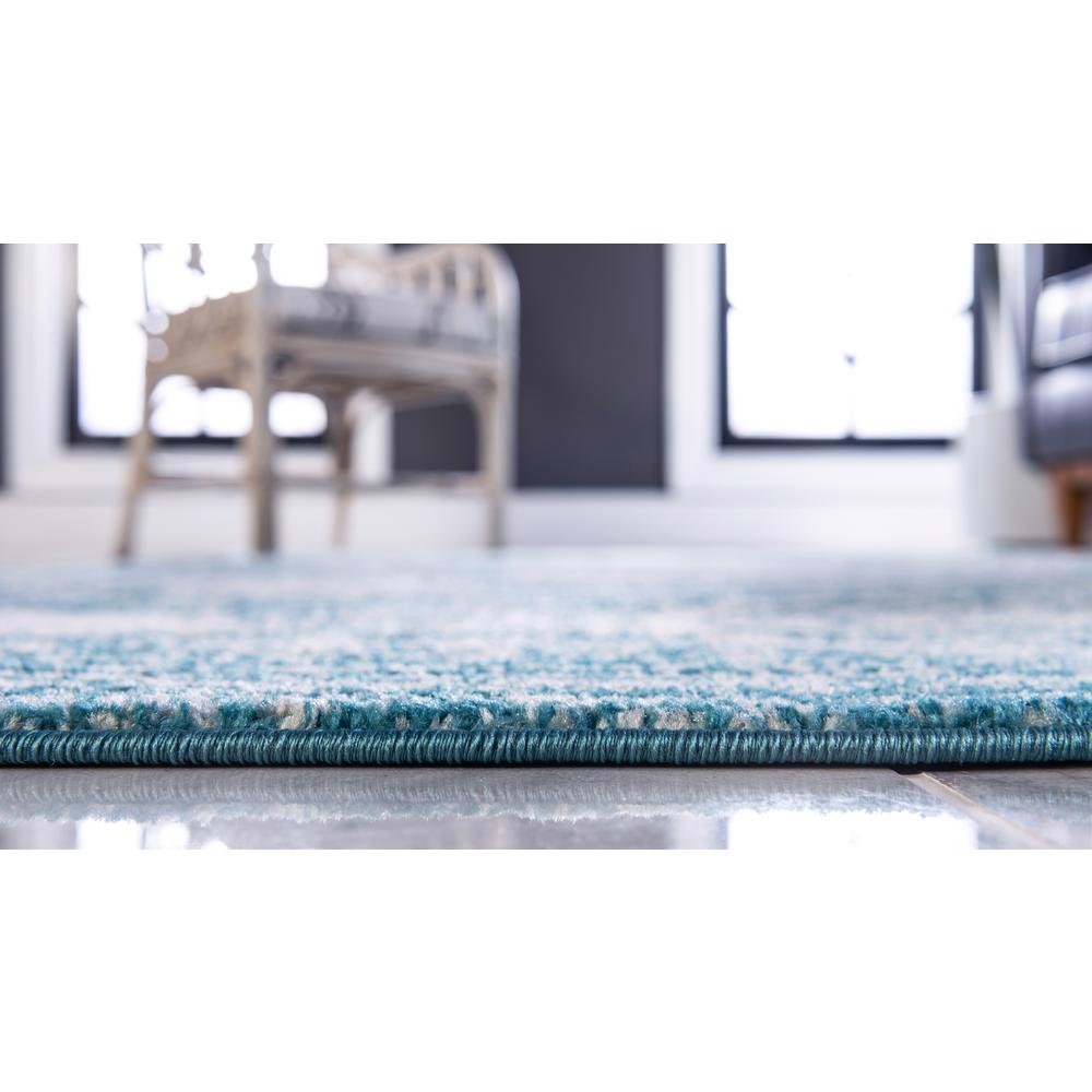 Wells Bromley Rug, Turquoise (7' 0 x 10' 0). Picture 5