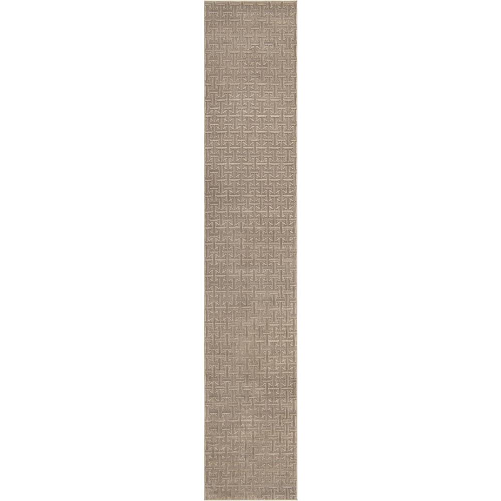 Uptown Park Avenue Area Rug 2' 7" x 13' 11", Runner Gray. Picture 1