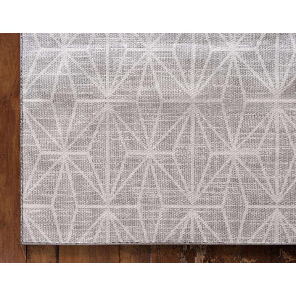 Uptown Fifth Avenue Area Rug 2' 7" x 8' 0", Runner Gray. Picture 6