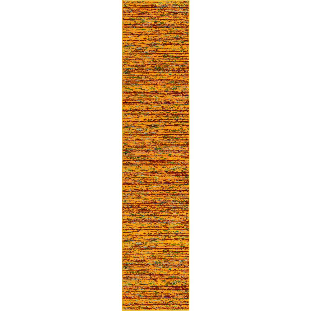 Unique Loom 12 Ft Runner in Yellow (3160714). Picture 1