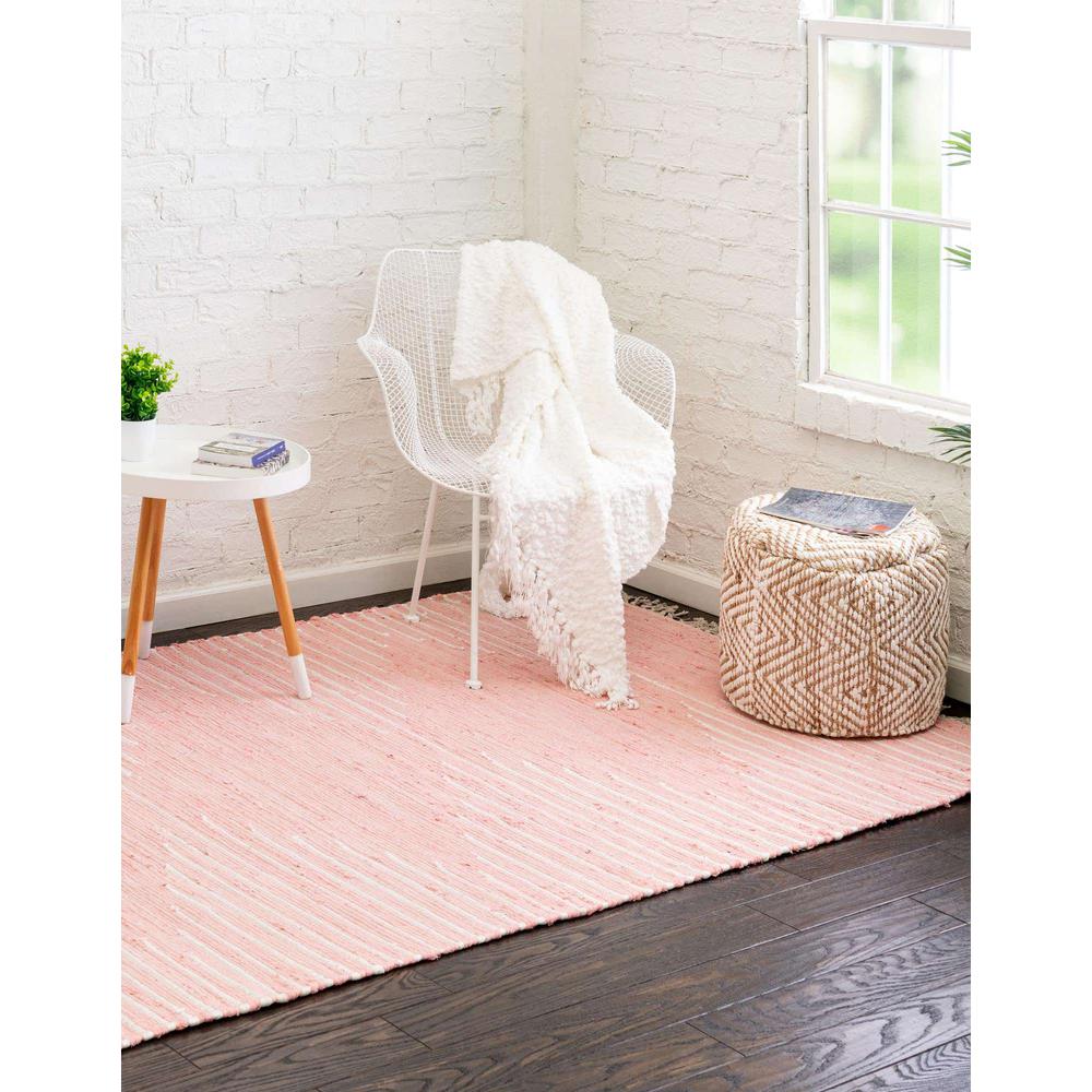 Chindi Cotton Collection, Area Rug, Rose, 2' 0" x 3' 1", Rectangular. Picture 3
