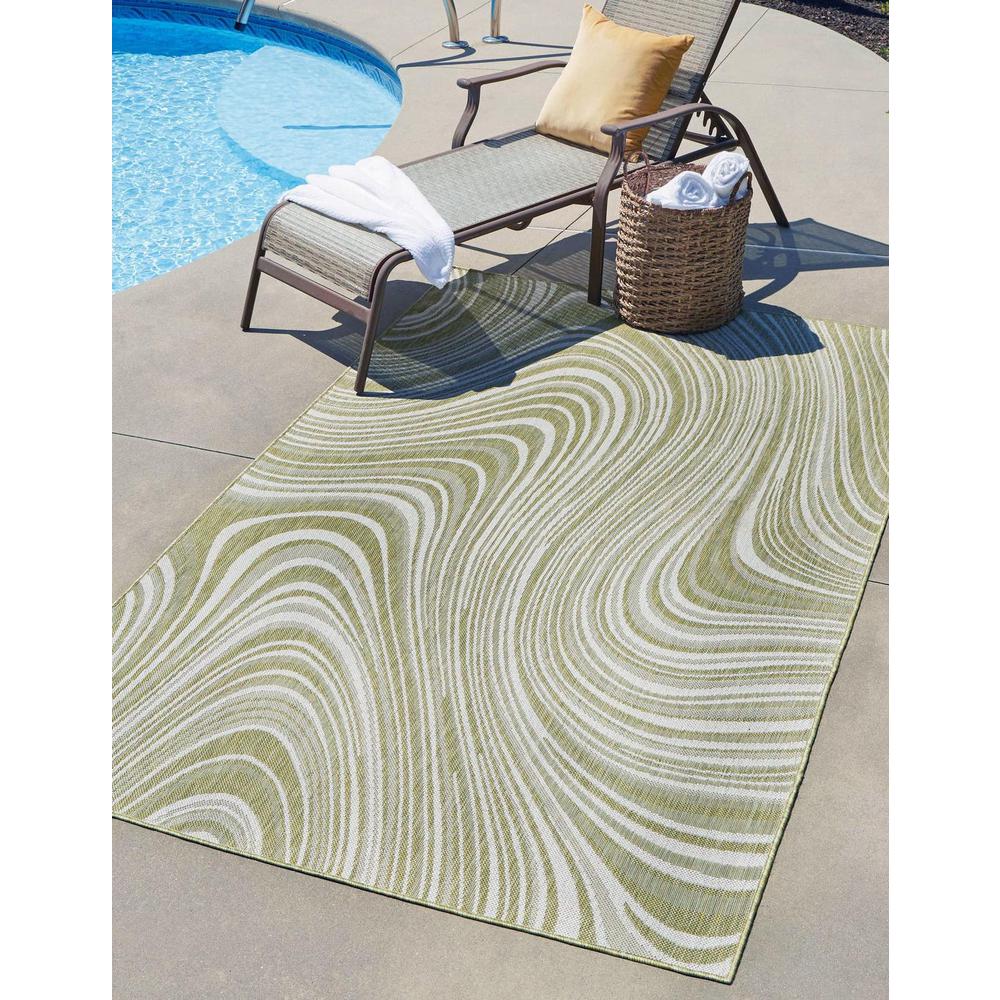 Outdoor Pool Rug, Green (9' 0 x 12' 0). Picture 1