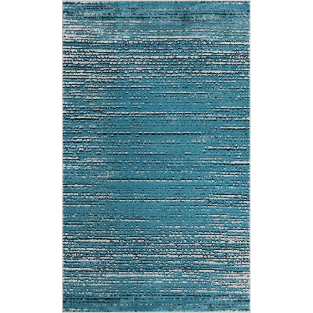 Unique Loom Rectangular 5x8 Rug in Blue (3154251). Picture 1