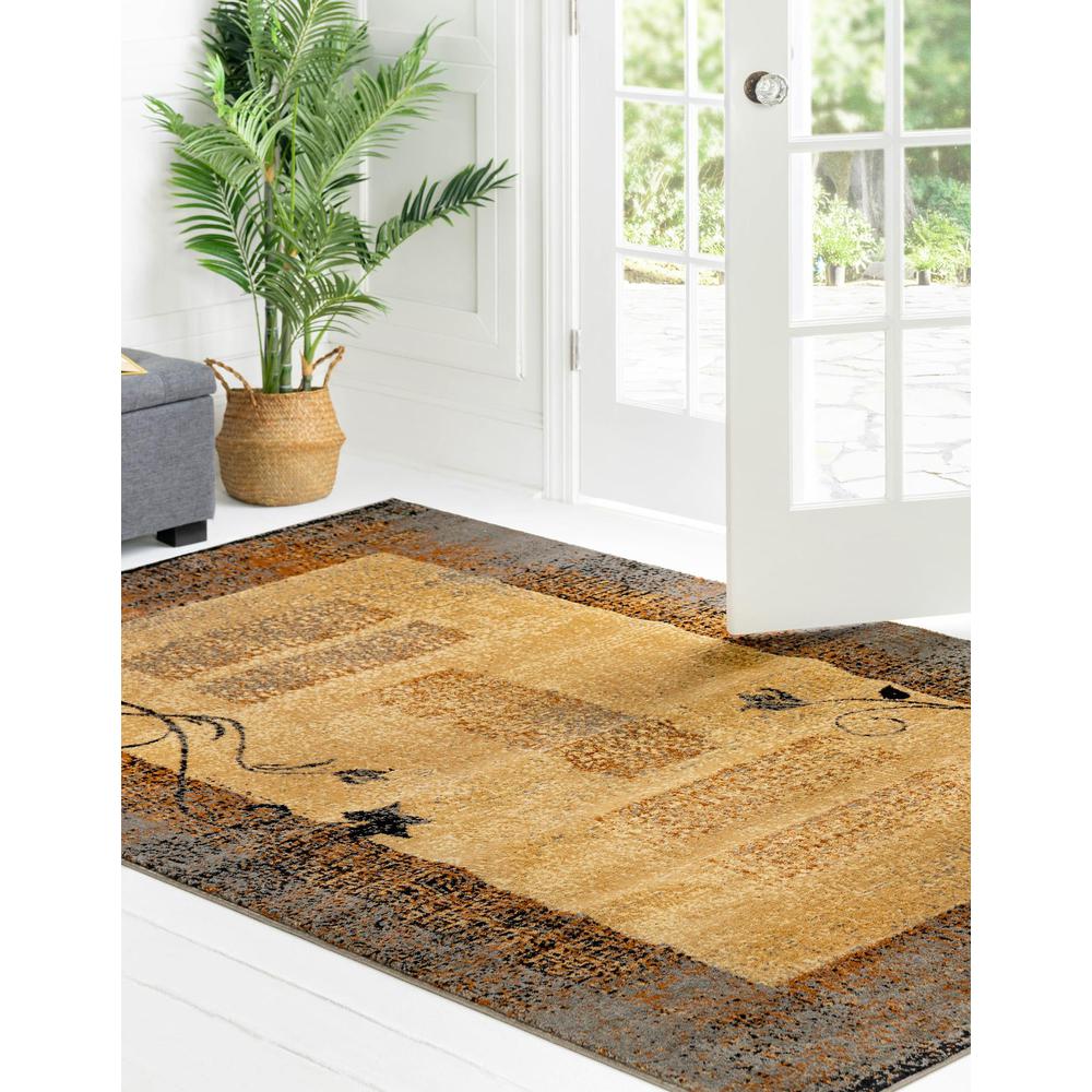 Barista Collection, Area Rug Beige, 7' 0" x 10' 0", Rectangular. Picture 3