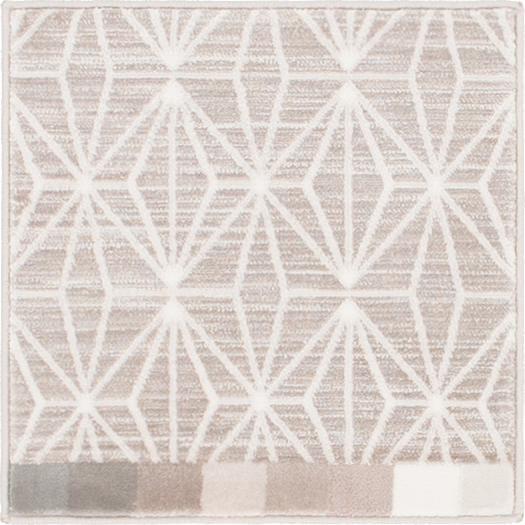 Uptown Fifth Avenue Area Rug 1' 8" x 1' 8", Square Brown. Picture 1