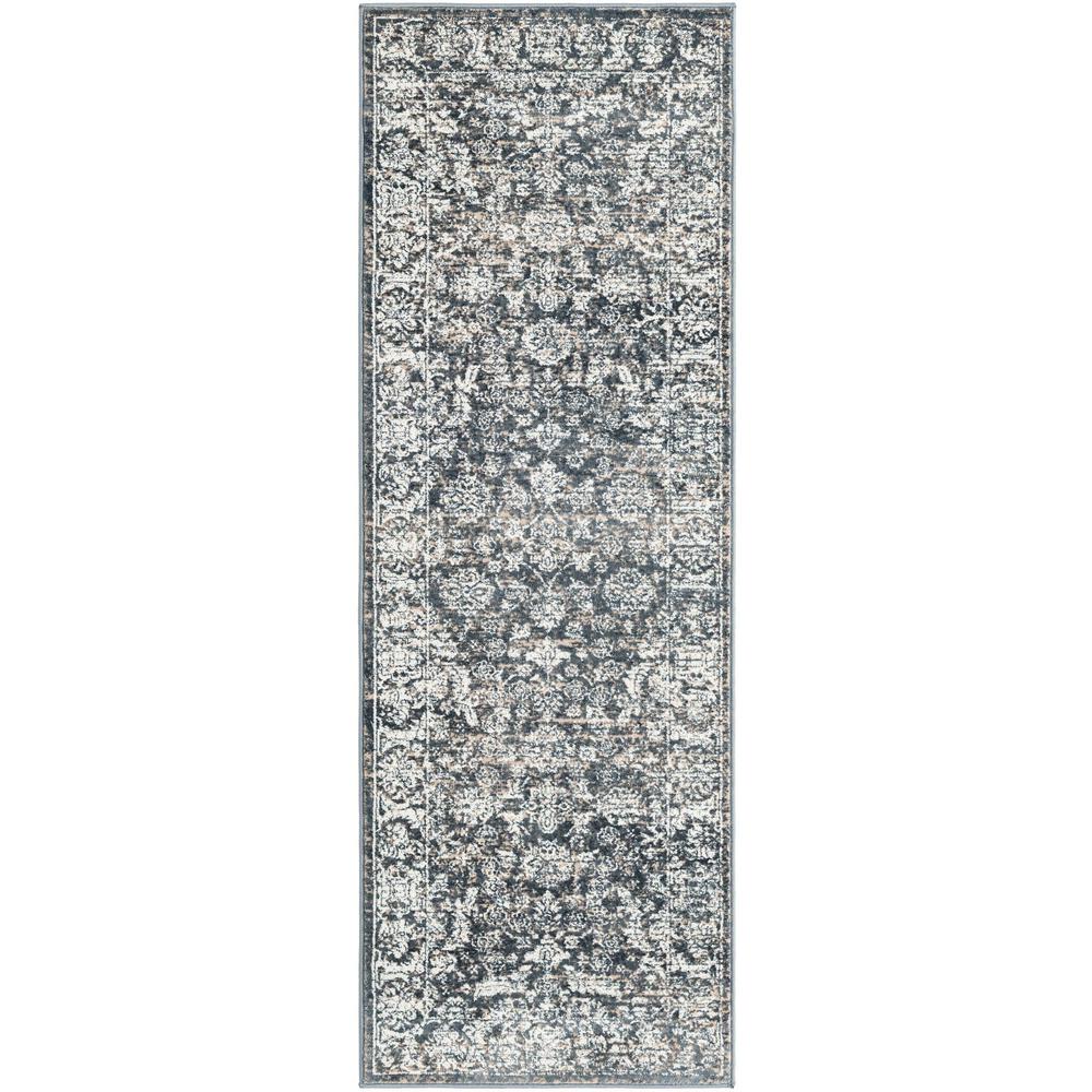 Uptown Area Rug 2' 2" x 6' 1" Runner Navy Blue. Picture 1
