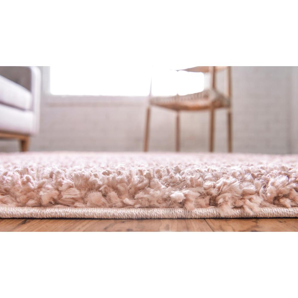 Unique Loom 2 Ft Round Rug in Dusty Rose (3153399). Picture 5