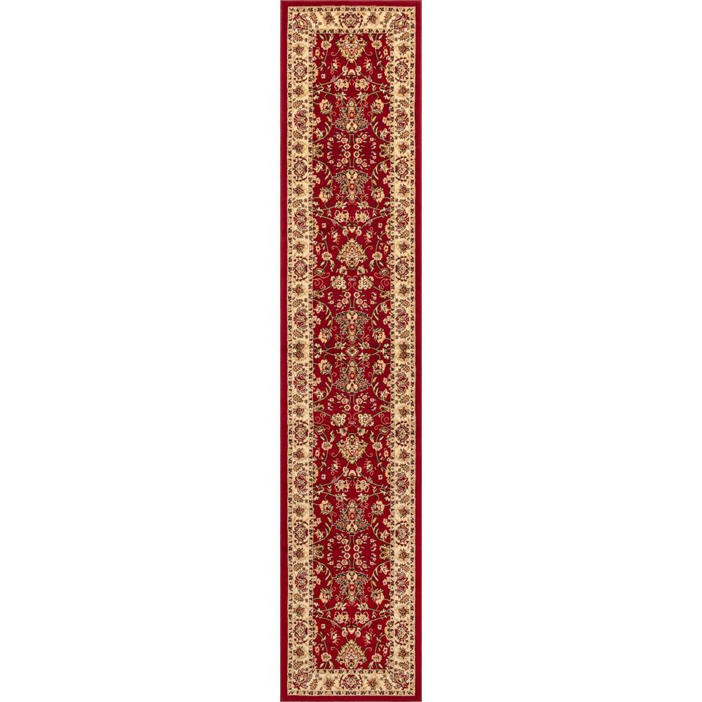 Unique Loom 13 Ft Runner in Burgundy (3152870). Picture 1