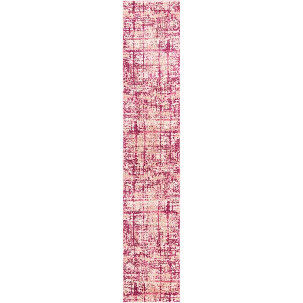 Uptown Lexington Avenue Area Rug 2' 7" x 13' 11", Runner Pink. Picture 1