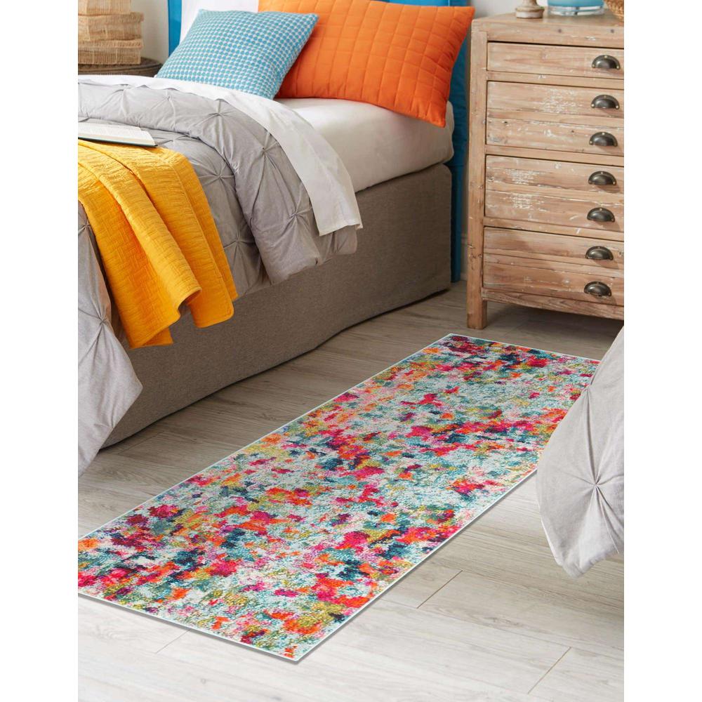 Chromatic Champagne Area Rug 2' 7" x 12' 0", Runner Multi. Picture 2