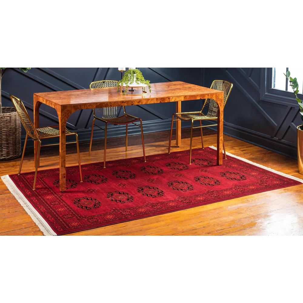 Cleveland Tekke Rug, Red (5' 0 x 8' 0). Picture 3