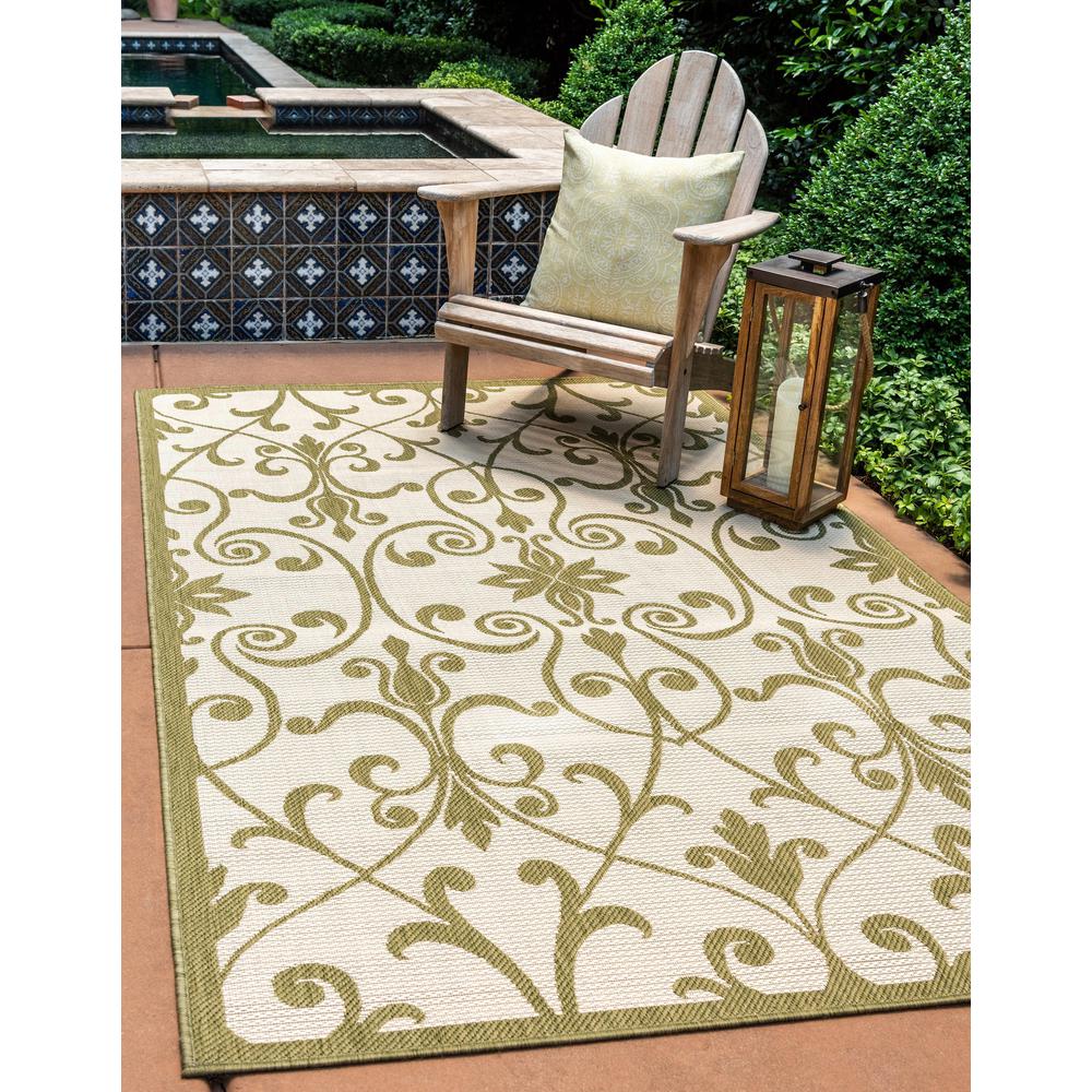 Outdoor Gate Rug, Light Green (8' 0 x 11' 4). Picture 2