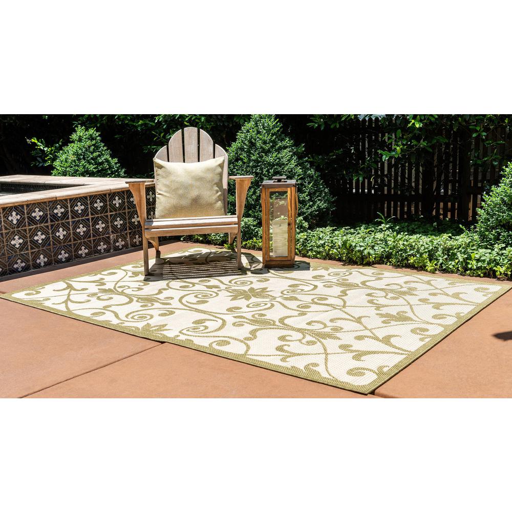 Outdoor Gate Rug, Light Green (8' 0 x 11' 4). Picture 3