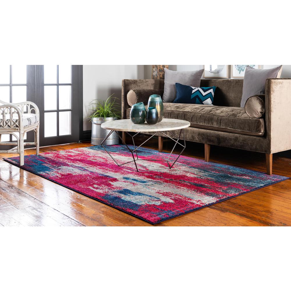 Lilly Jardin Rug, Magenta (7' 0 x 10' 0). Picture 3