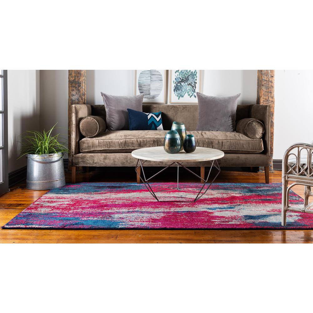 Lilly Jardin Rug, Magenta (7' 0 x 10' 0). Picture 4