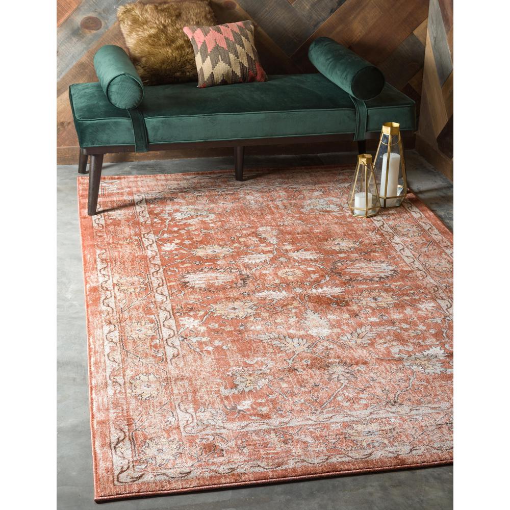 Osterbro Oslo Rug, Terracotta (6' 0 x 9' 0). Picture 2