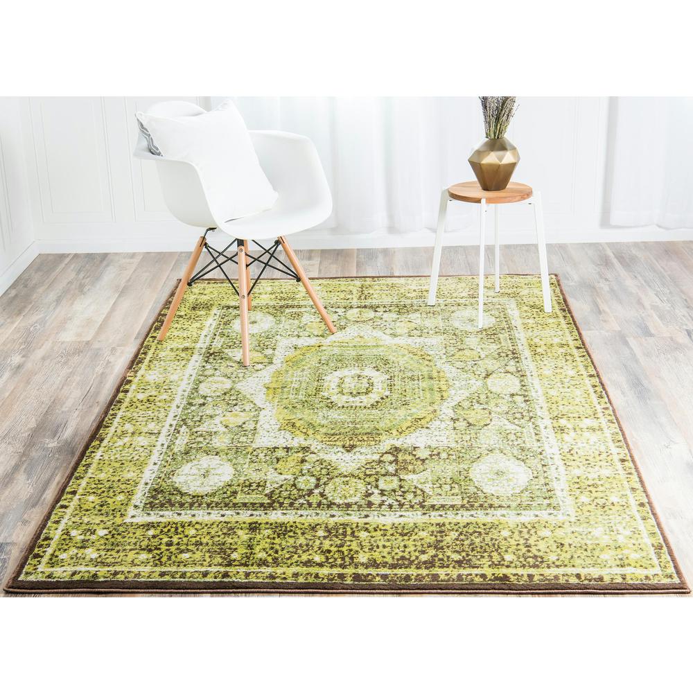 Imperial Lygos Rug, Green (5' 0 x 8' 0). Picture 4