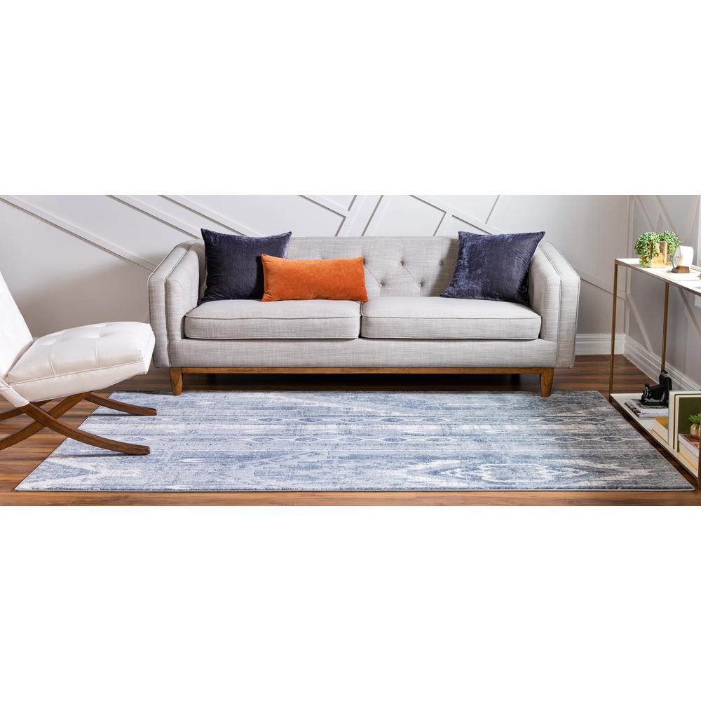 Orford Portland Rug, Blue (7' 0 x 10' 0). Picture 4