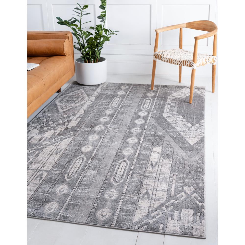 Orford Portland Rug, Gray (7' 0 x 10' 0). Picture 2