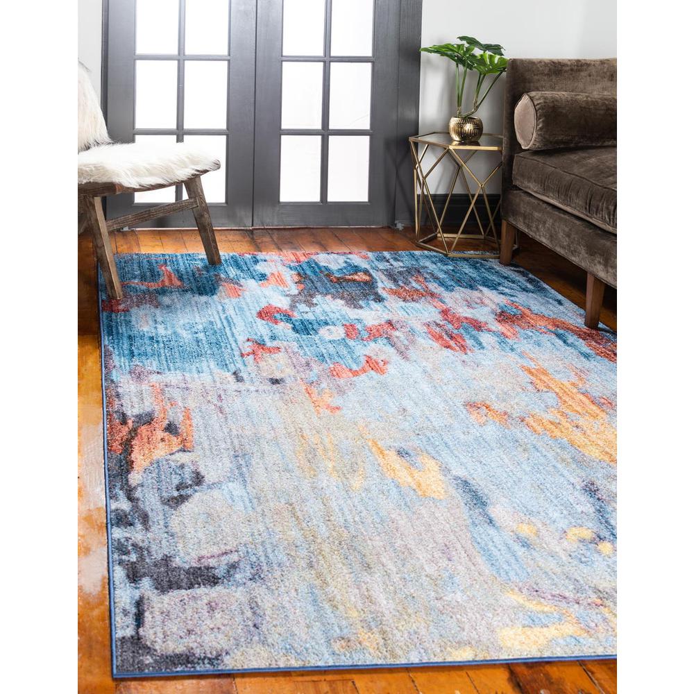 Downtown Tribeca Area Rug 7' 1" x 10' 0", Rectangular Multi. Picture 2