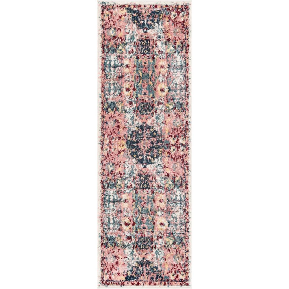 Unique Loom 6 Ft Runner in Pink (3150126). Picture 1