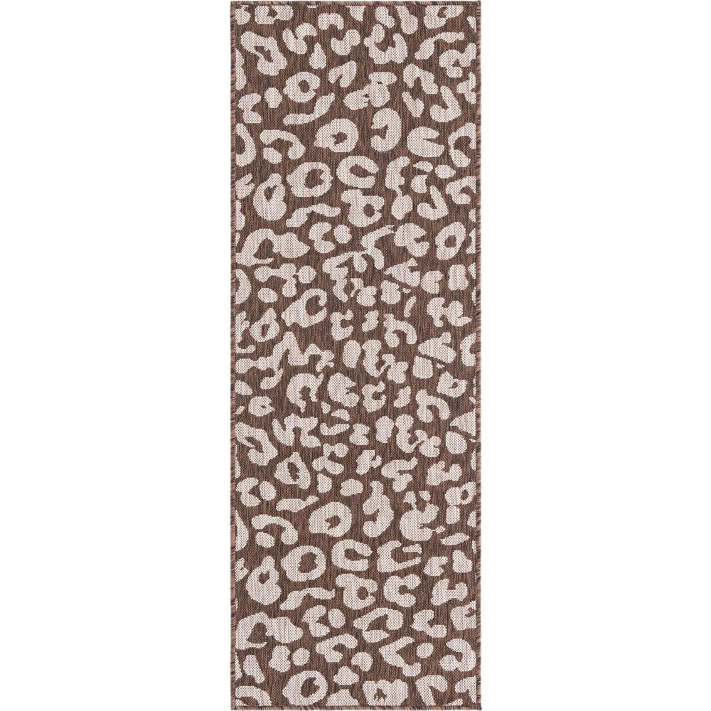 Outdoor Safari Collection, Area Rug, Brown, 2' 0" x 6' 0", Runner. Picture 1