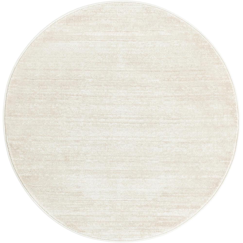 Uptown Madison Avenue Area Rug 3' 3" x 3' 3", Round Beige. The main picture.