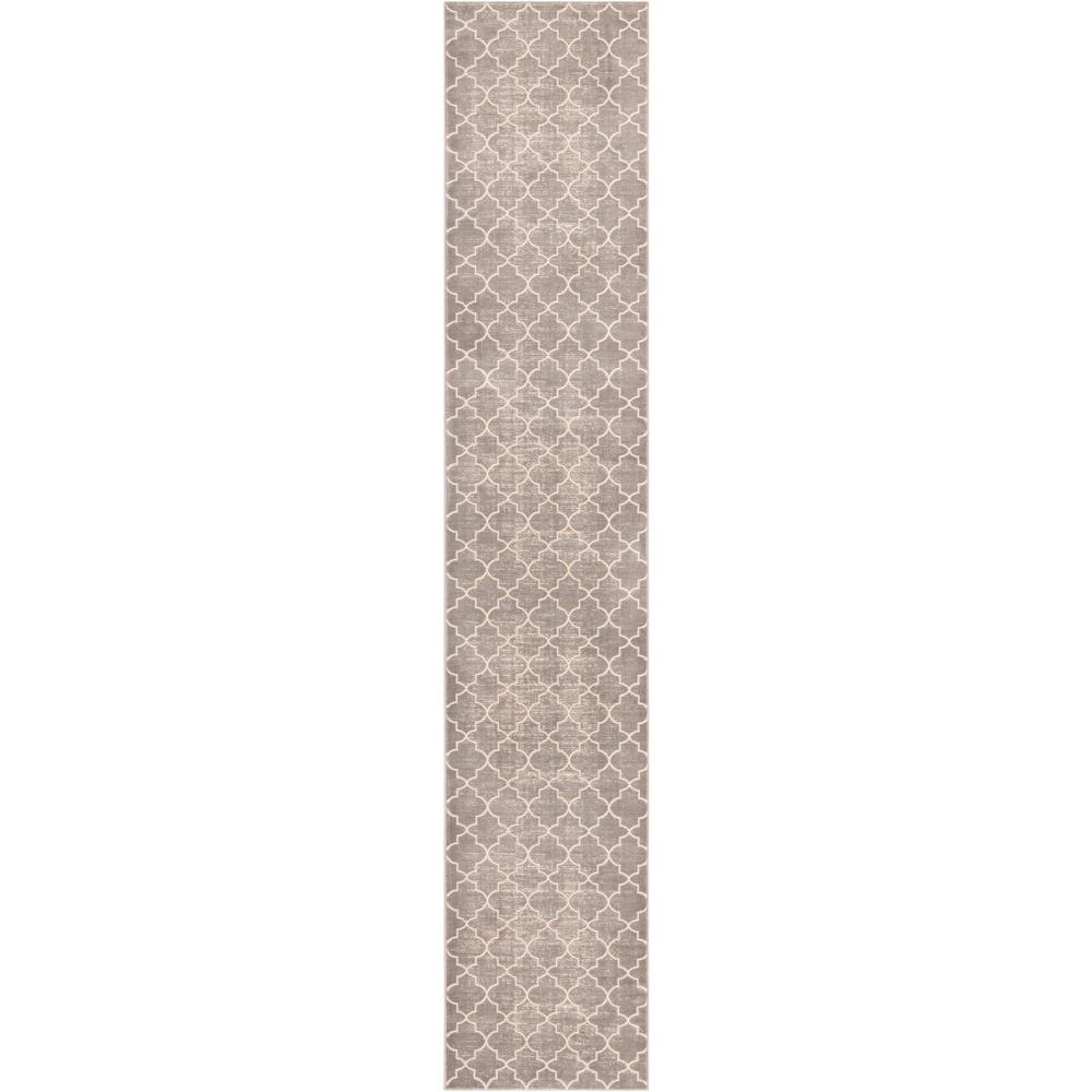 Uptown Area Rug 2' 7" x 13' 11", Runner, Gray. Picture 1