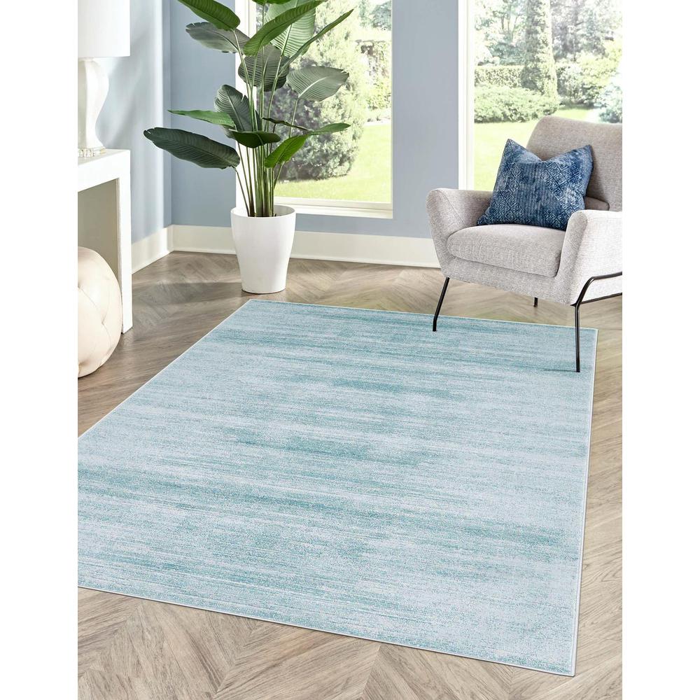 Uptown Madison Avenue Area Rug 2' 0" x 3' 1", Rectangular Turquoise. Picture 2