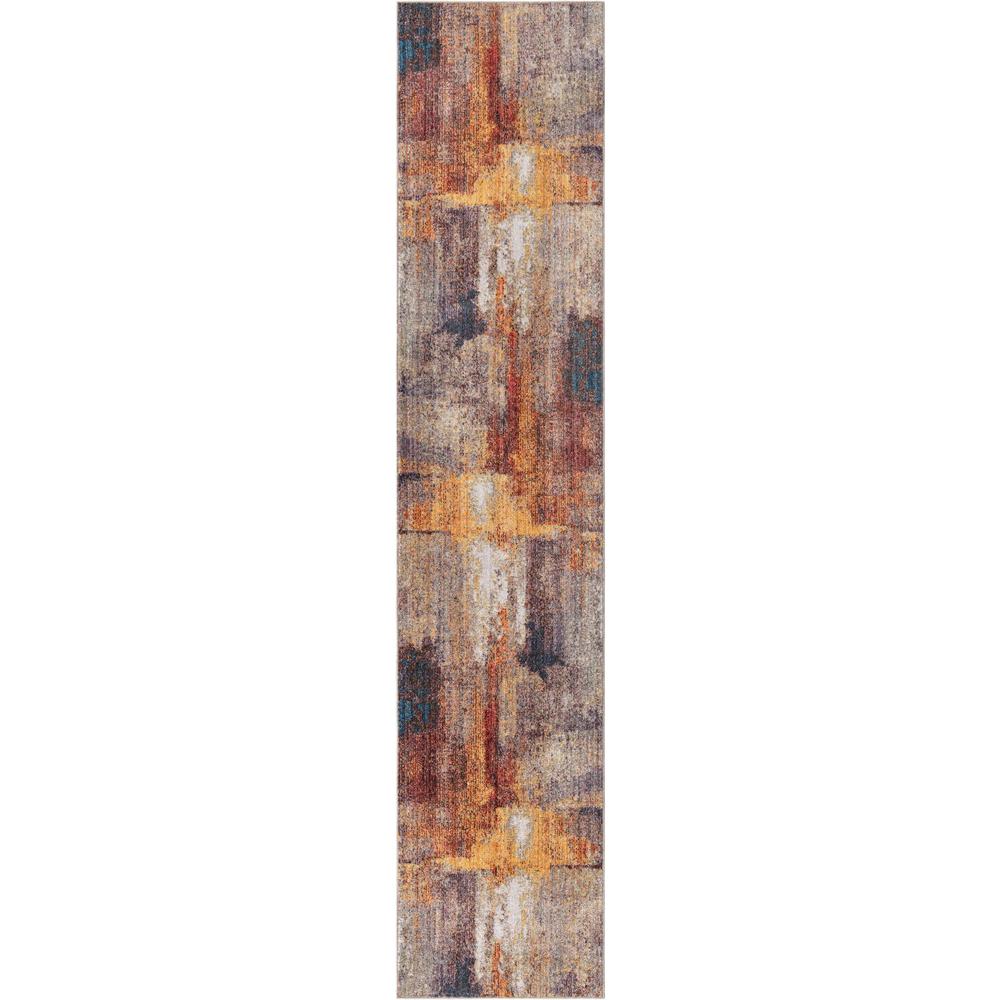 Downtown Flatiron Area Rug 2' 7" x 13' 1", Runner Multi. Picture 1