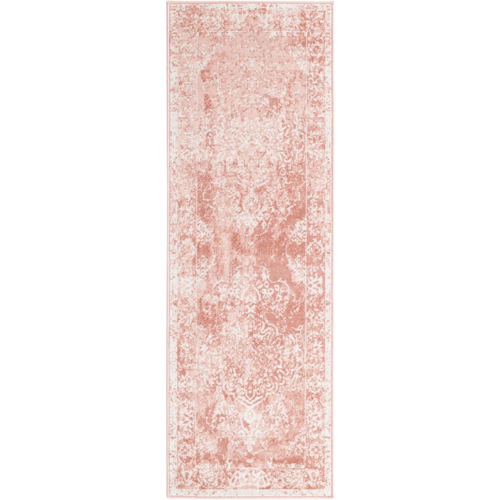 Unique Loom 6 Ft Runner in Pink (3155689). Picture 1