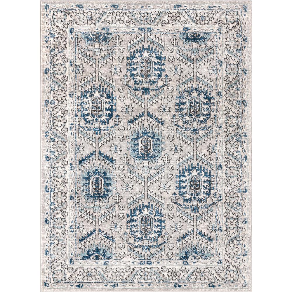 Nyla Collection, Area Rug, Gray, 4' 0" x 6' 0", Rectangular. Picture 1