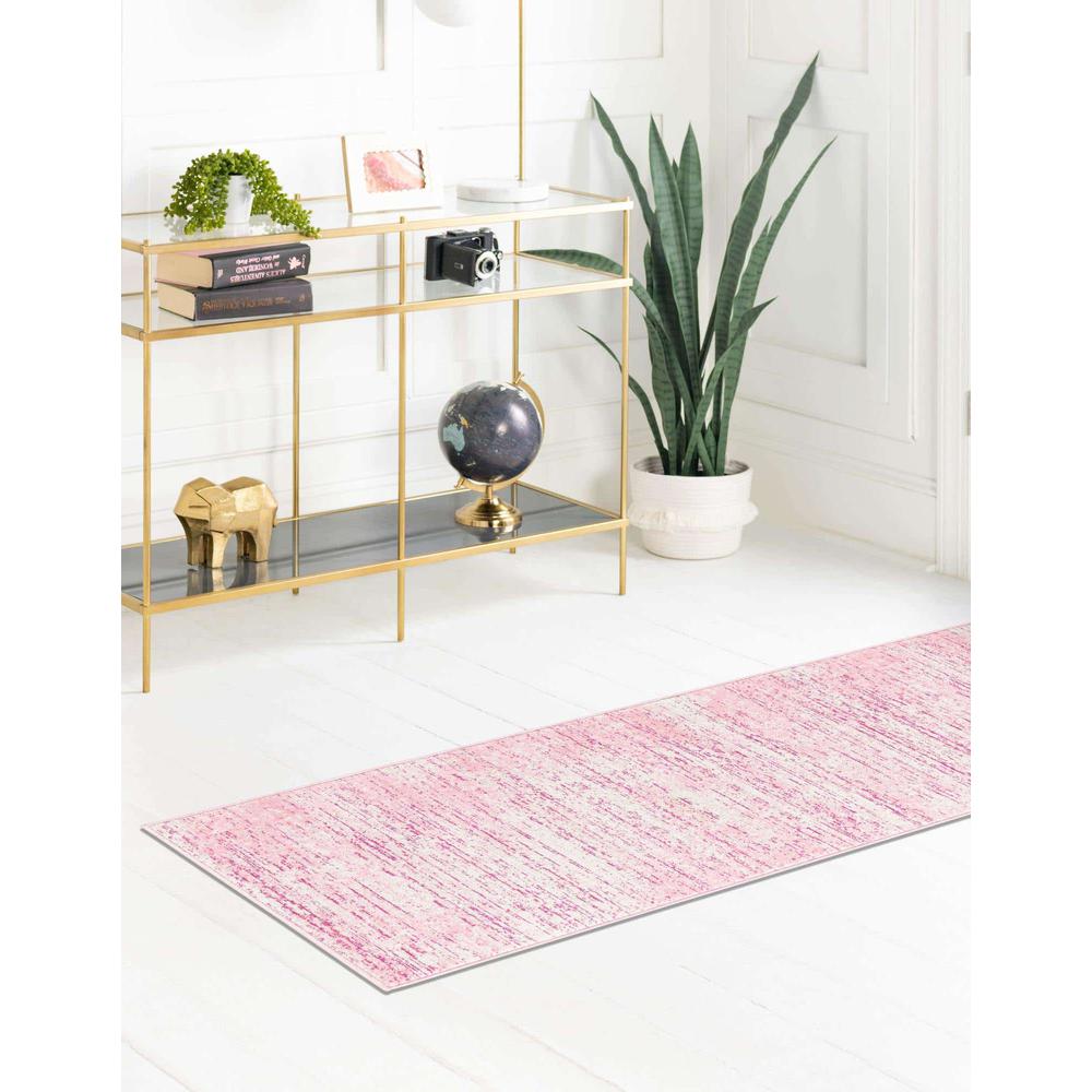 Uptown Madison Avenue Area Rug 2' 7" x 8' 0", Runner Pink. Picture 3