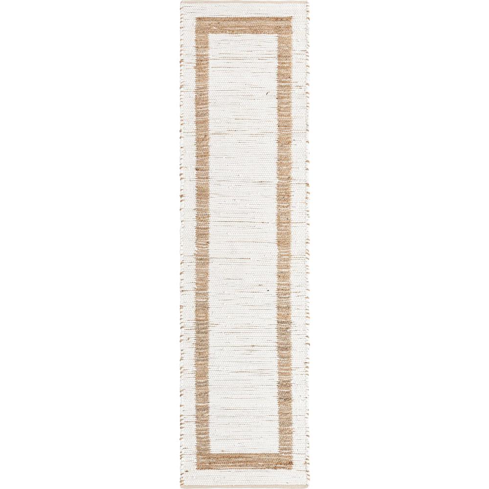 Unique Loom 10 Ft Runner in White (3153255). Picture 1