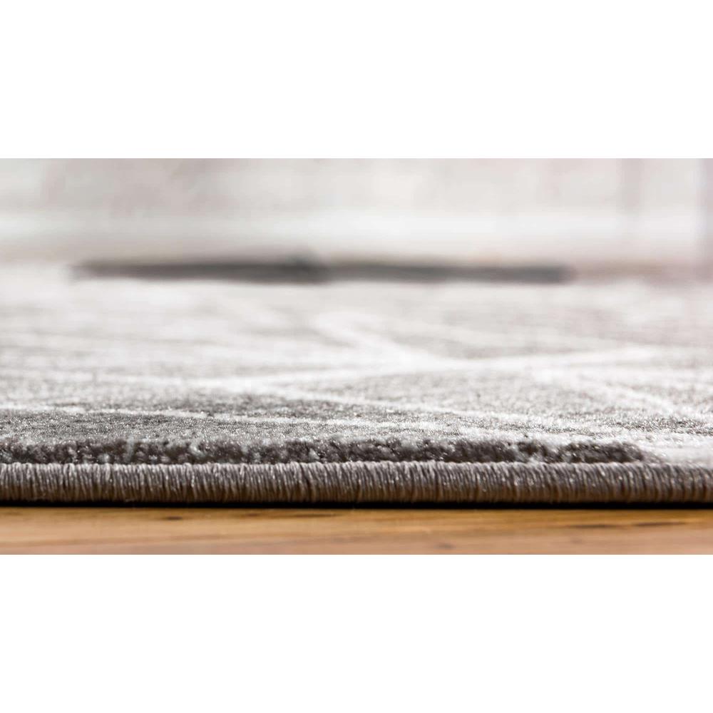Uptown Fifth Avenue Area Rug 2' 7" x 8' 0", Runner Gray. Picture 5