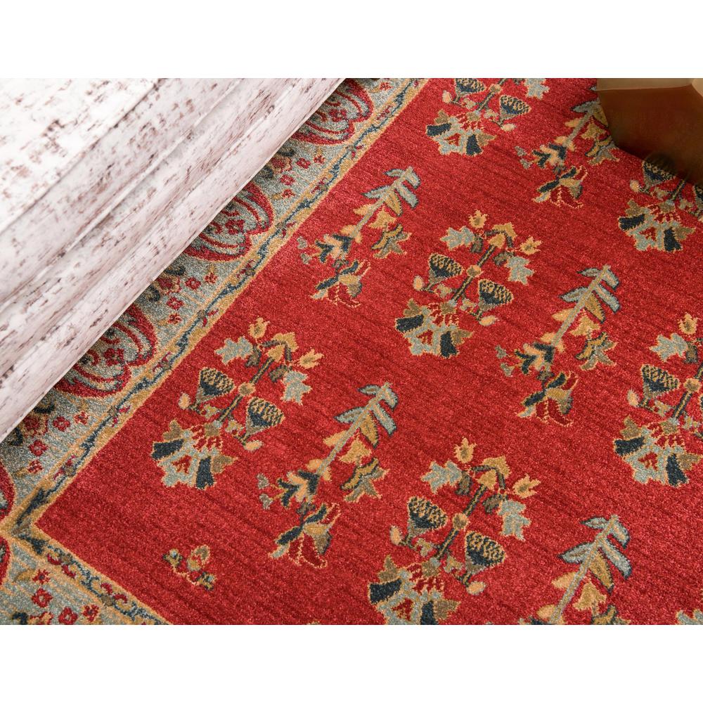 Savoy Fars Rug, Red (6' 0 x 9' 0). Picture 5