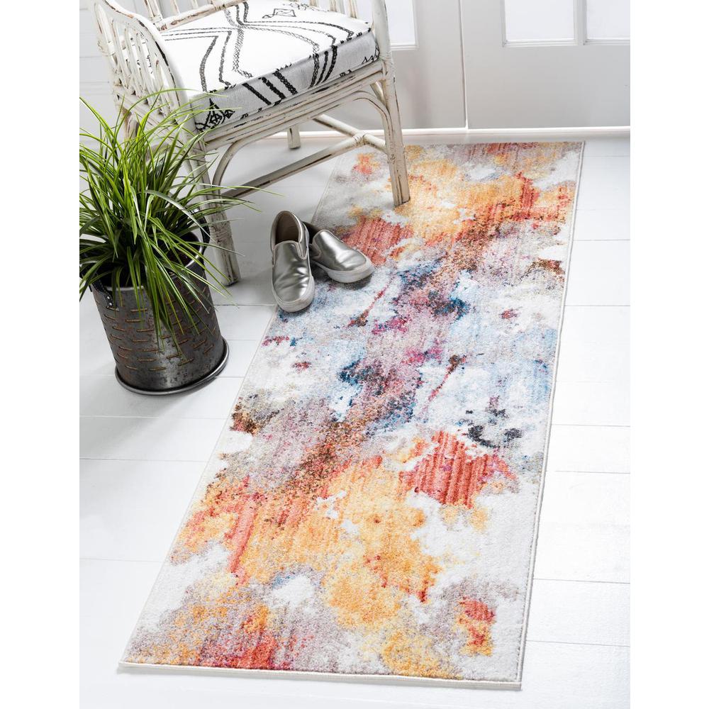 Downtown West Village Area Rug 2' 7" x 13' 1", Runner Multi. Picture 2