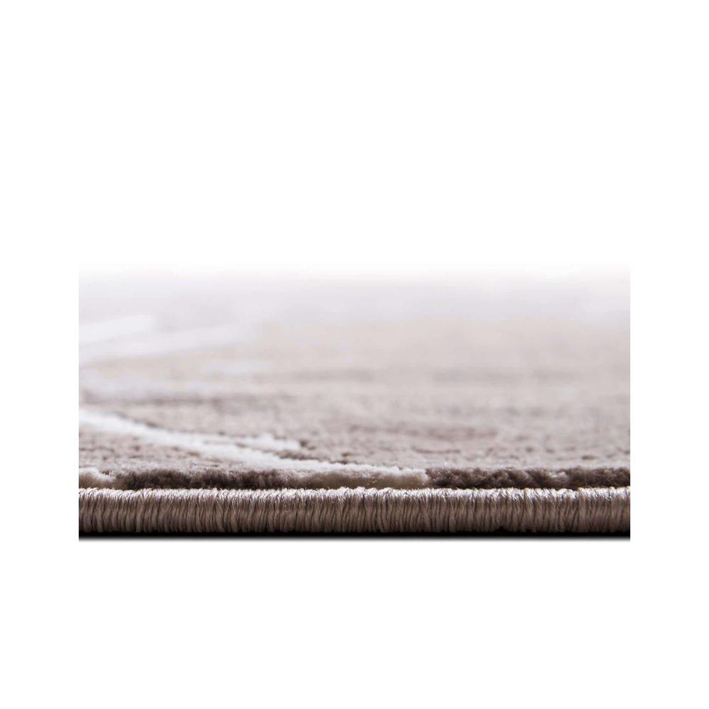 Uptown Carnegie Hill Area Rug 7' 10" x 7' 10", Square Gray. Picture 4