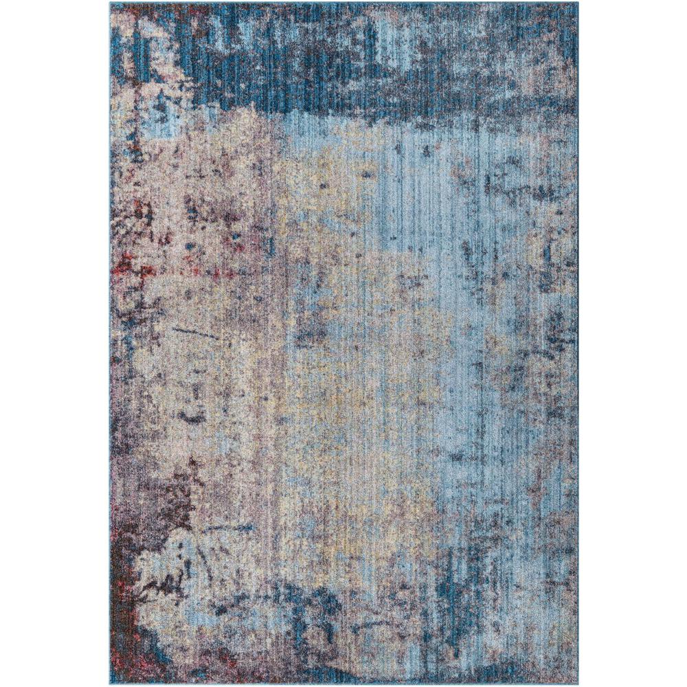 Downtown Greenwich Village Area Rug 6' 1" x 9' 0", Rectangular Multi. Picture 1