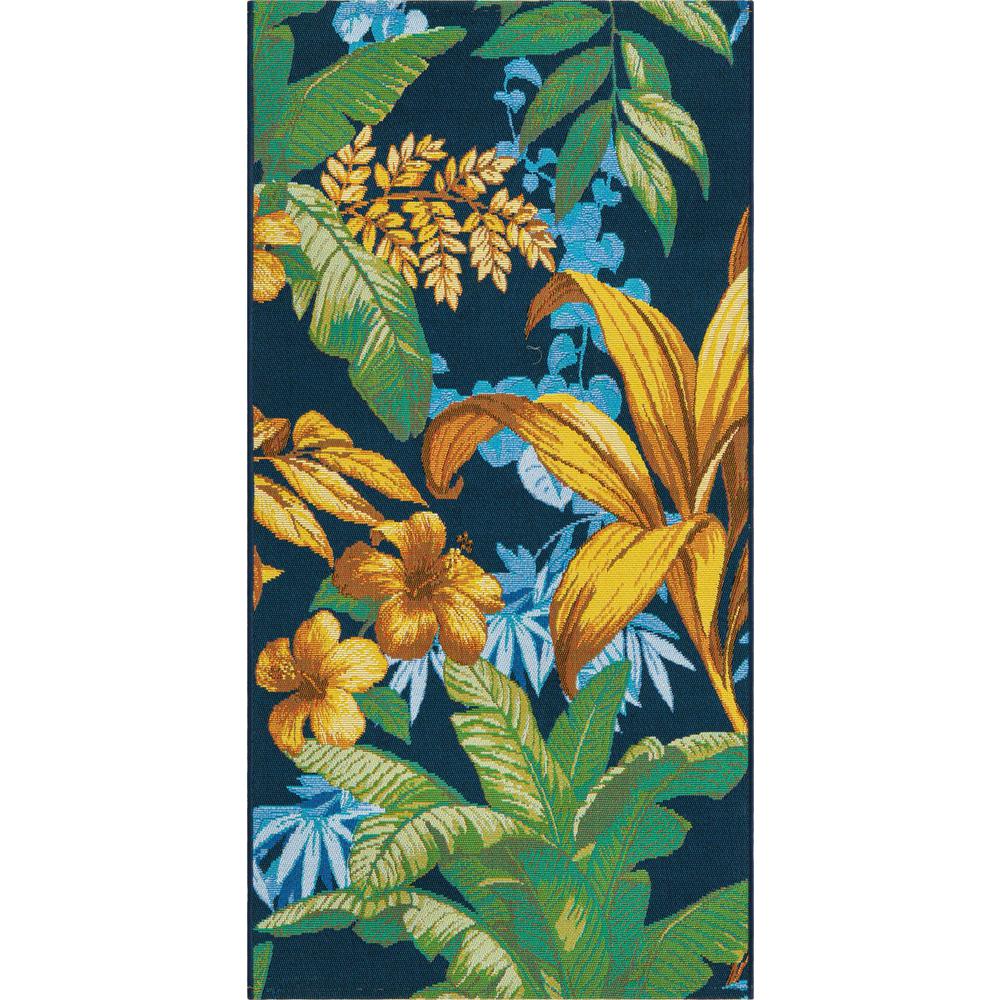 Outdoor Botanical Collection, Area Rug, Multi, 2' 7" x 5' 3", Runner. Picture 1