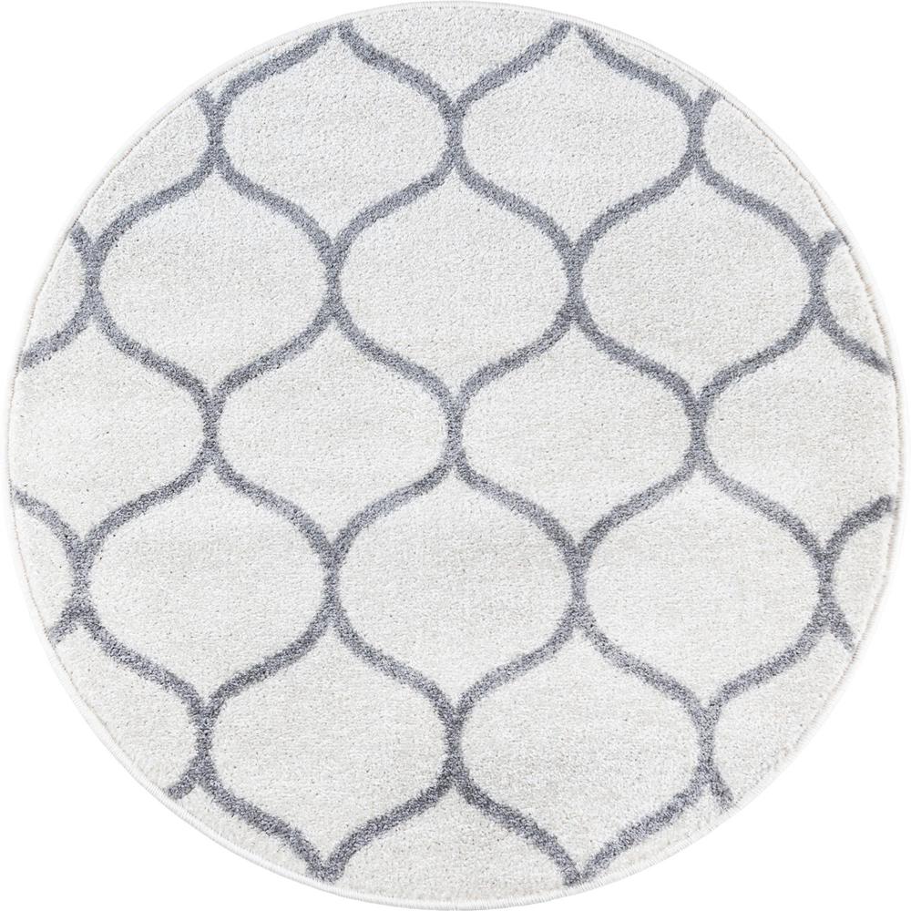 Unique Loom 3 Ft Round Rug in Ivory (3151550). Picture 1